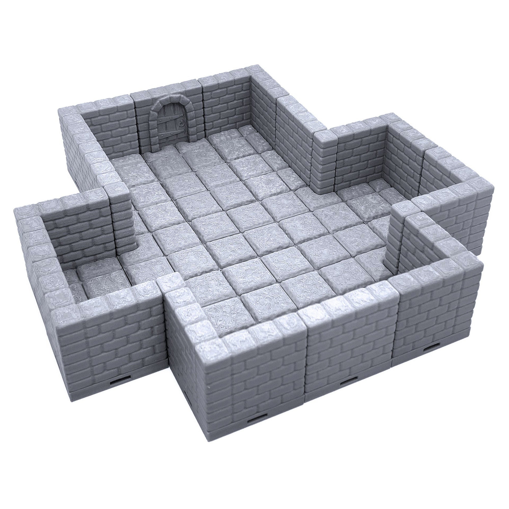 Azulejos De Mazmorra Con Bloqueo Para Juegos De Rol 28 Mm – Puertas Y Arcos, Impreso En 3D (EE.UU.)