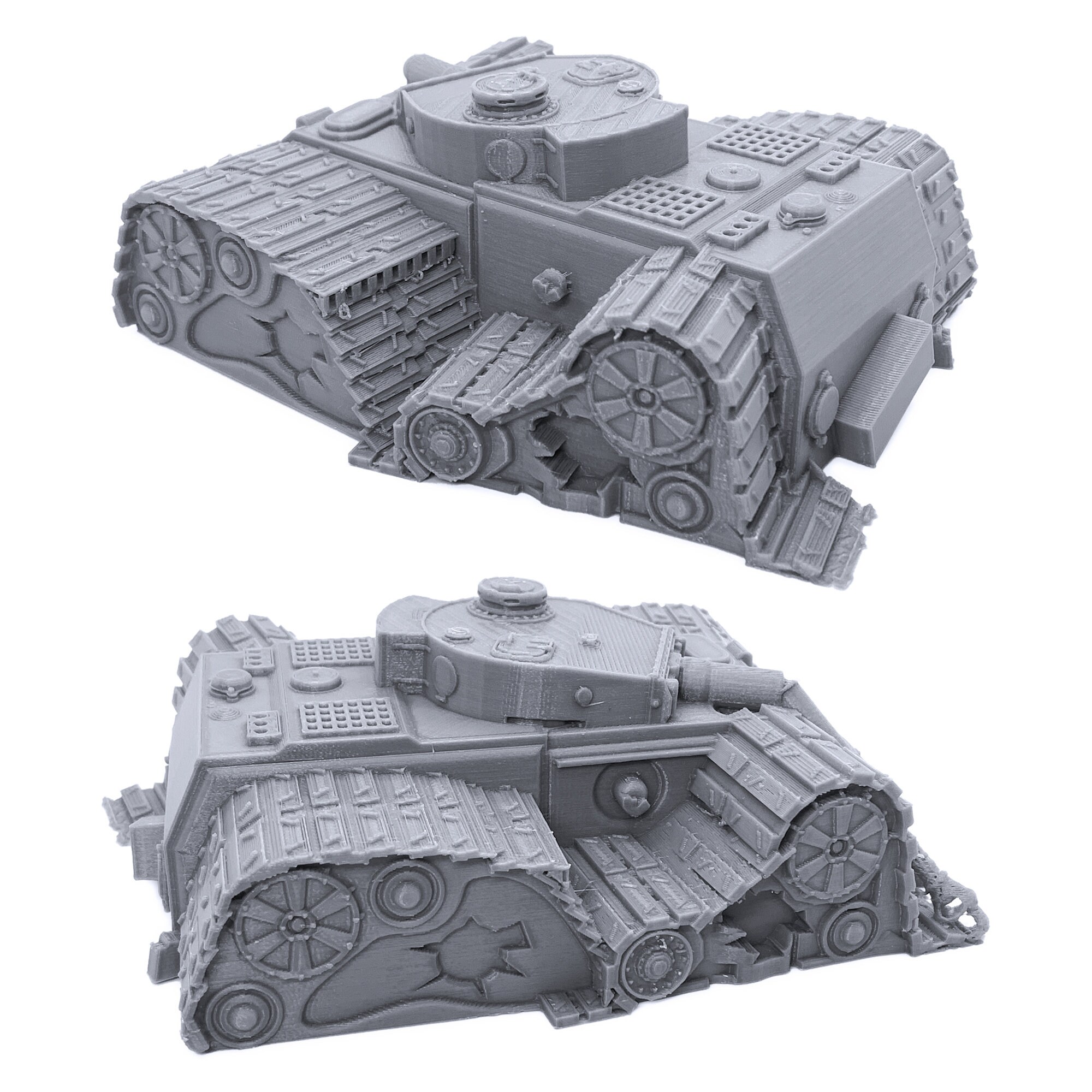 Broken Vehicles, Terrain Scenery for Tabletop 28mm Miniatures Wargame ...
