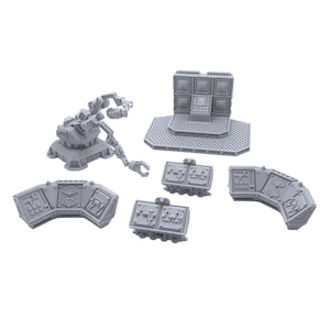 Robotic Manufacturing Bundle - DND Terrain Compatible with Dungeons and Dragons, 28mm Miniature Wargaming, Tabletop RPGs