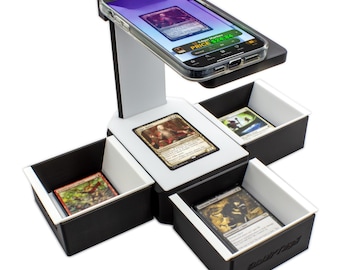 Scan Box V2 | Trading Card Scanning App Stand | Slide-out Card Bin | Works With Tcgplayer, Manabox, More | Made in USA | Rugged Easy to Use - Etsy Scan Box V2 | Trading Card Scanning App Stand | Slide-out Card Bin | Works With Tcgplayer, Manabox, More | Made in USA | Rugged Easy to Use - Etsy