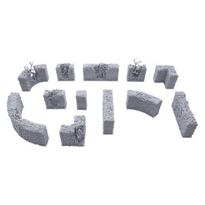 Hedge Maze by Printable Scenery, 3D Printed Tabletop RPG Scenery and Wargame Terrain 28mm Miniatures
