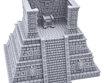 Printable Scenery Arcane Pillar - 3D Printed Tabletop RPG & Wargame Terrain For 28mm Miniatures - View #10