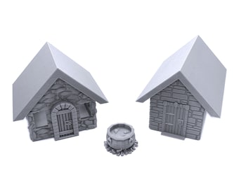 EnderToys 3D-gedruckte Ziegeltreppe – Geländedeko Für Tabletop & Wargaming, 28mm Maßstab | Aus PLA, Bemahlbar