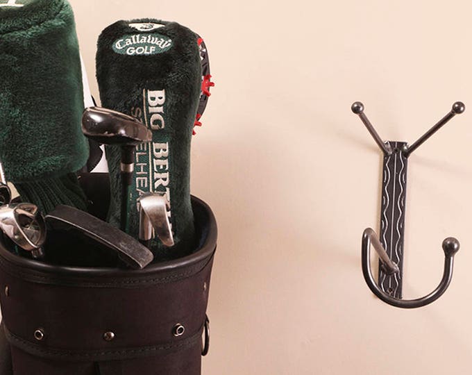 Golf Bag Holder Metal Wall Hooks for Golfing Equipment Etsy