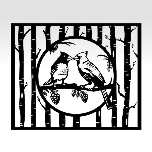 Birch Privacy Screen - Etsy