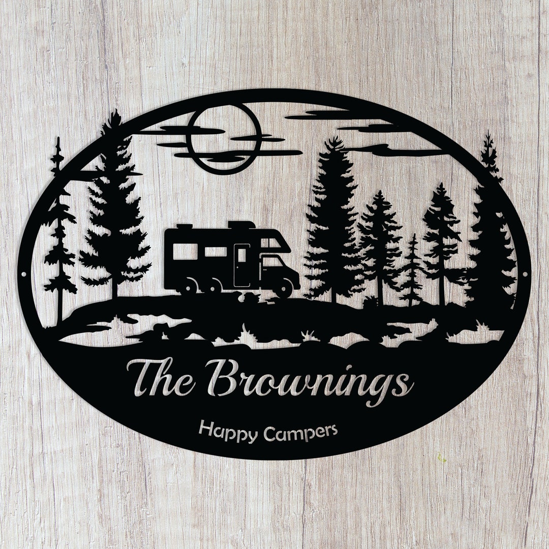 Trailer Rv Signs Personalized Camper Signs / Camping Sign for Cottage, Caravan, Trailer ...