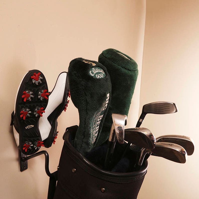 Golf Bag Holder Metal Wall Hooks for Golfing Equipment Etsy UK