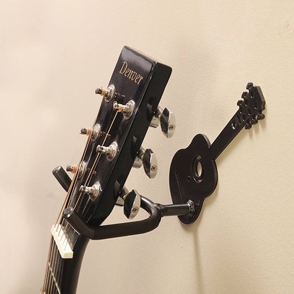 Wall Mounted Guitar Holder: Guitar Display Christmas Gift Ideas  - Corporate Gift - Housewarming gift Ideas, Wall Hanger, Wall Hook