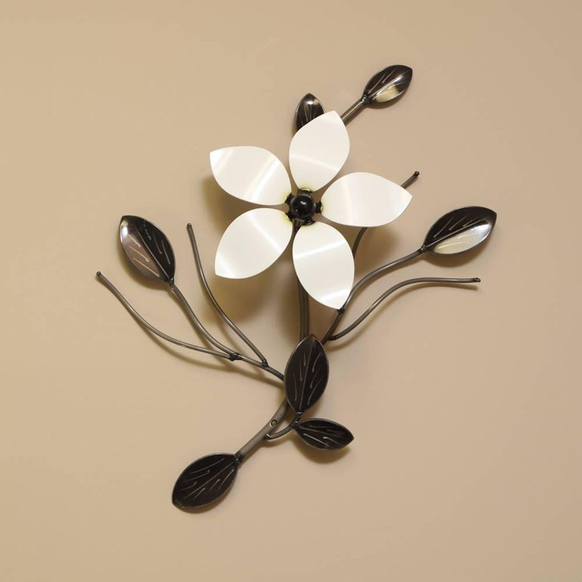 Metal Wall Art Bathroom Accessories Set of Four Bathroom Etsy