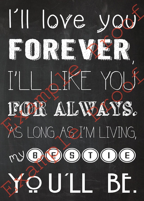 Wall Decor Best Friend Quote | Etsy