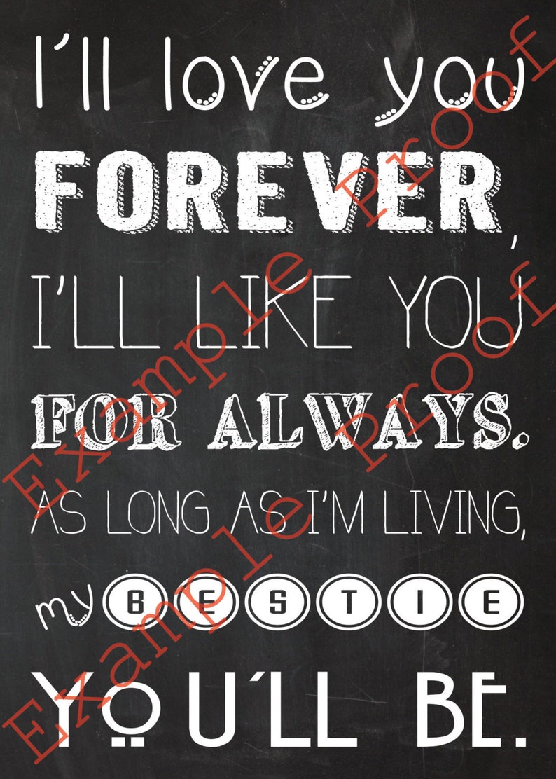 Wall Decor Best Friend Quote | Etsy