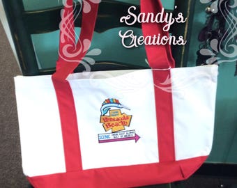 Pensacola Beach Sign Tote Bag