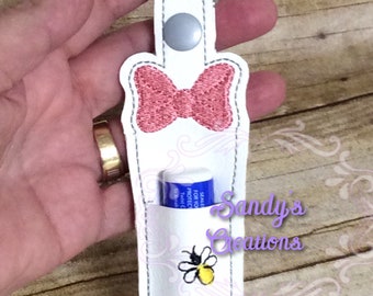 Mini Fireflies Lip Balm Holder with Bow
