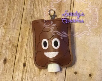 Poop Emoji Hand Sanitizer Holder