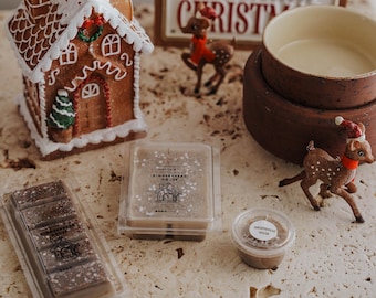 Casa de pão de gengibre | Cera de Natal derrete | Velas perfumadas de férias | Barras de pressão | A cera do outono derrete | Decoração de Natal | Velas de Natal | Presentes