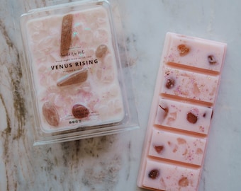 Love & Healing Crystal Wax Melts // Energy Wax Tarts // Aromatherapy // Intention Candles // Metaphysical Gifts // Venus Rising