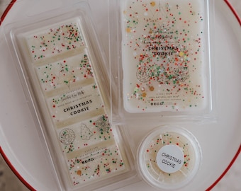 Christmas Cookie | Christmas Wax Melts | Holiday Scented Candles | Snap Bars | Fall Wax Melts | Christmas Decor| Christmas Candles | Gifts