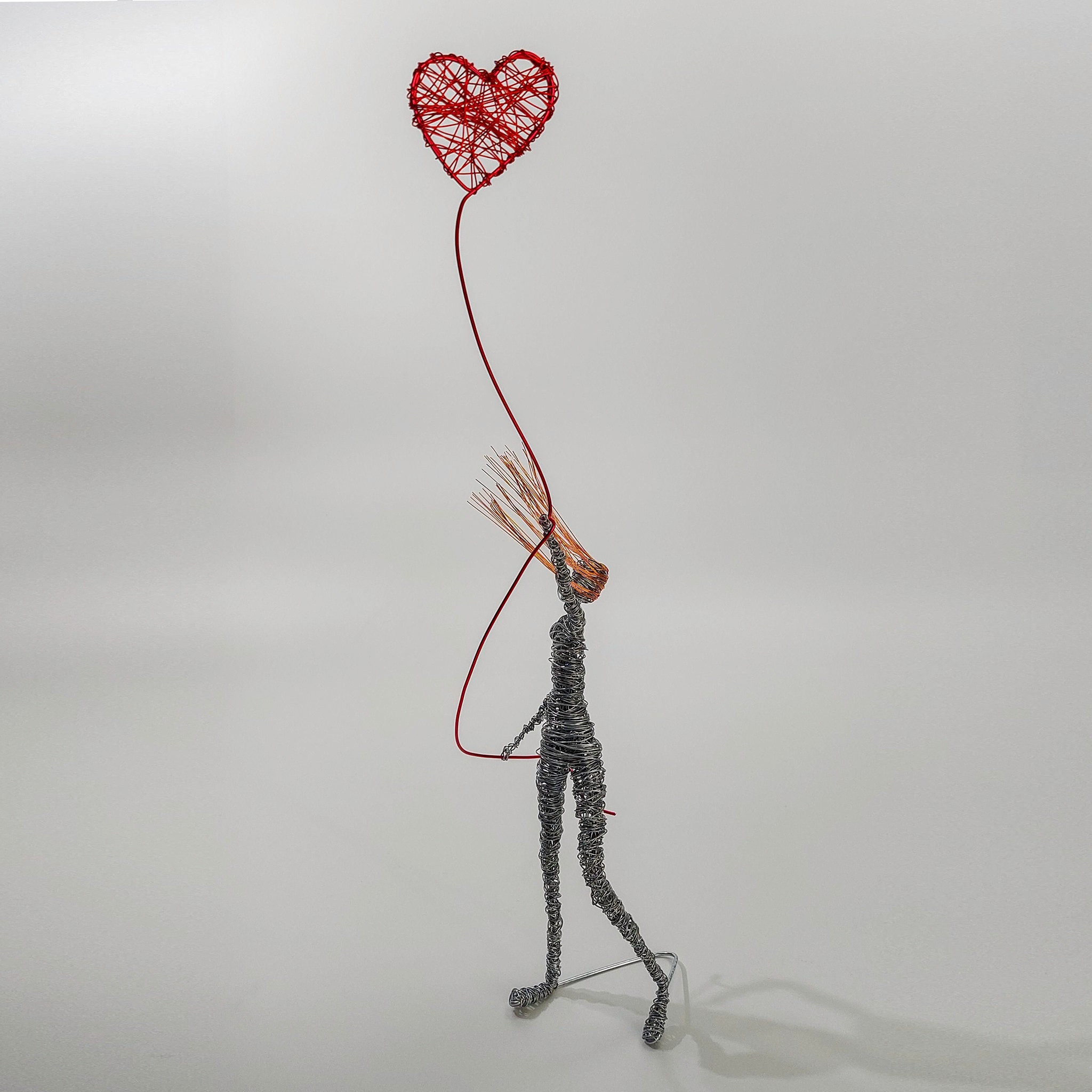 Man and Woman Metal Wire Sculpture Modern Sculpture Unique | Etsy