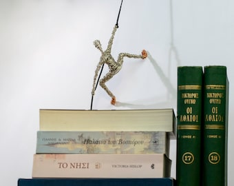Climbing  Man Wall Sculpture, Rock Climbing Gifts, Rock Climbing Art, Wall Art Climbing Man, Sculpture Decor, Wall Metal Sculpture