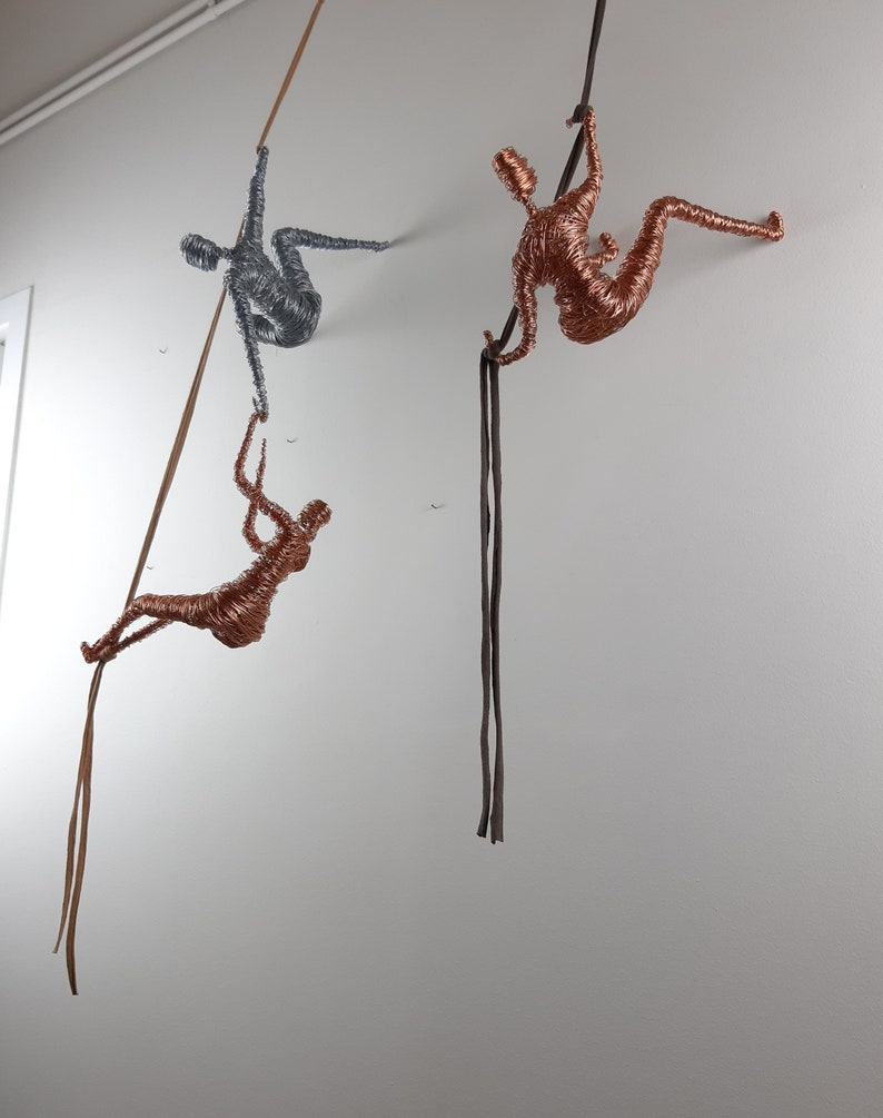 Climbing Woman Sculpture Wall Accesory Interior Design Rock Etsy