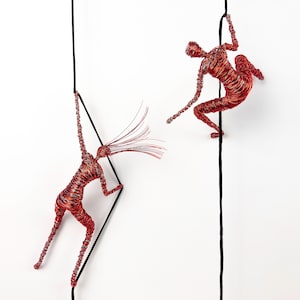 3D Wall Sculpture, Climbing Man, Climbing Woman, Wall Sculpture, Rock Climbing Adventurer, Wall Decor, Wall Art, Climbing Wall Sculpture