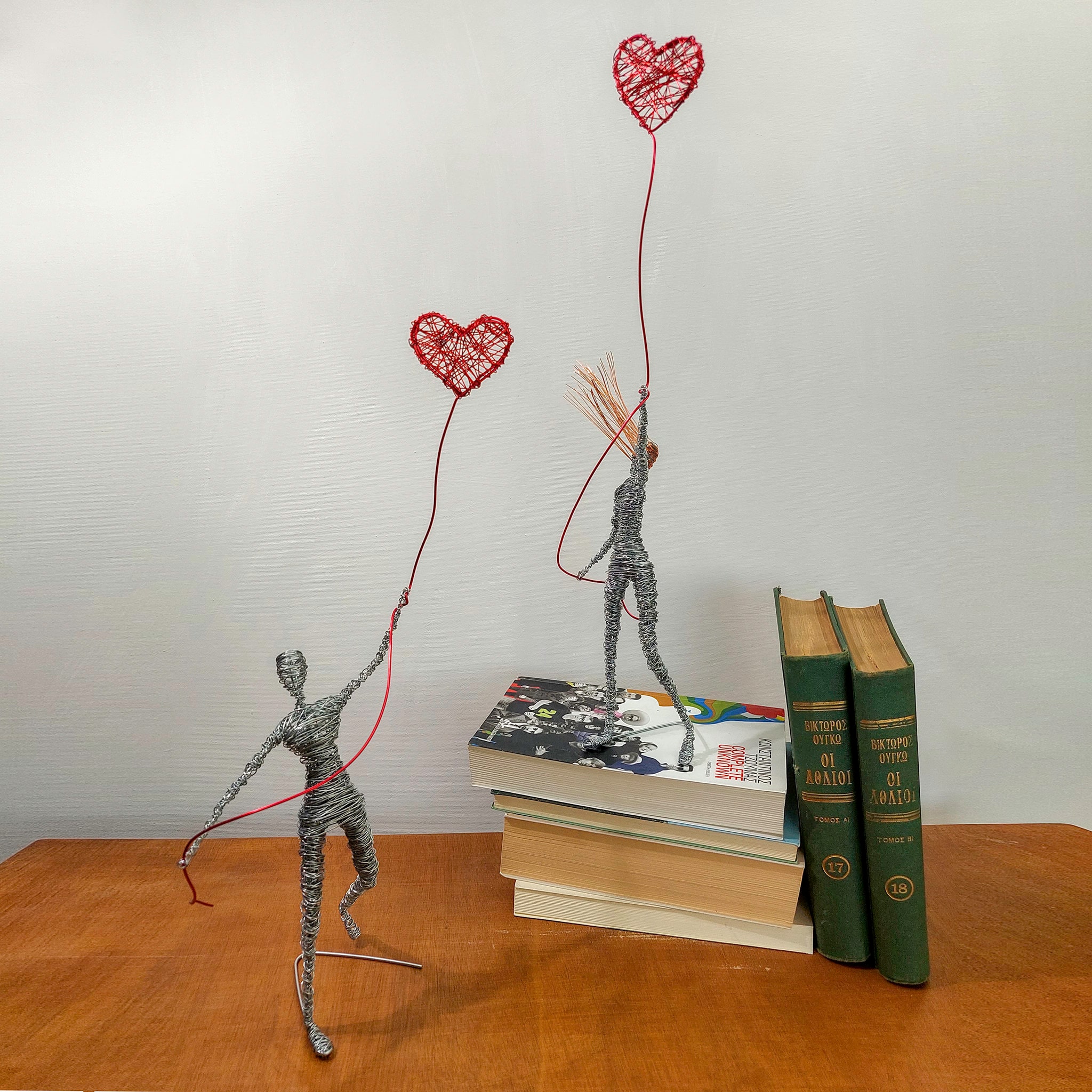 Man and Woman Metal Wire Sculpture Modern Sculpture Unique | Etsy