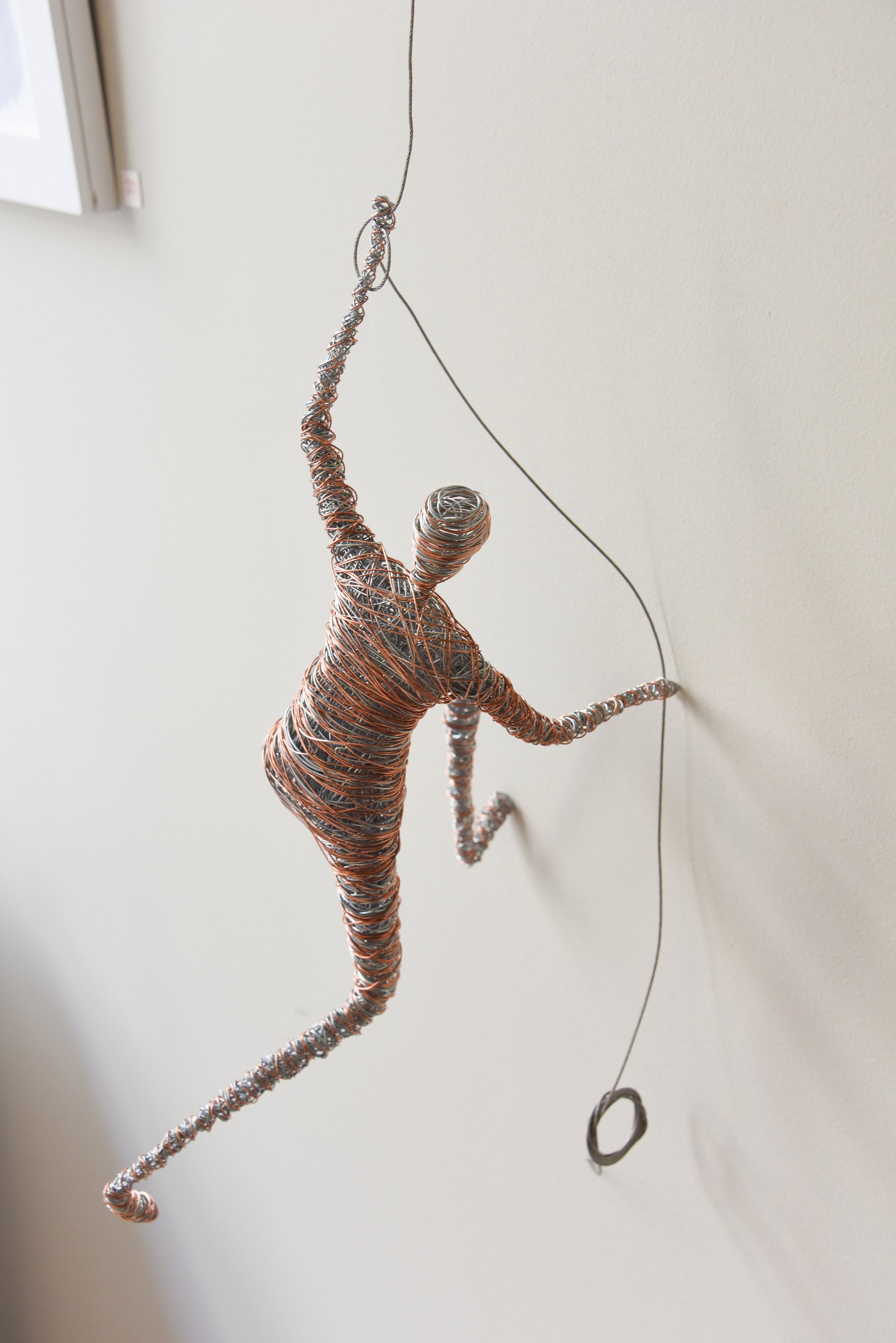 Wall Sculpture Art, Climbing Sculpture Wall Art, Climbing Man, Gift for Home, 3D Wall Art, Home Decor, Rock Climbing, Climbing Figure, No 2