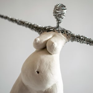 Body Sculpture, Curvy Body Statue, White Sculptures, Sensual Sculpture, Female Figure, Empowerment, Plus Size Sculpture, Body Positivity
