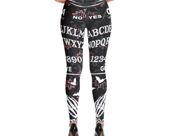 Among Saints - &quot;Ouija&quot; All Over Print Leggings