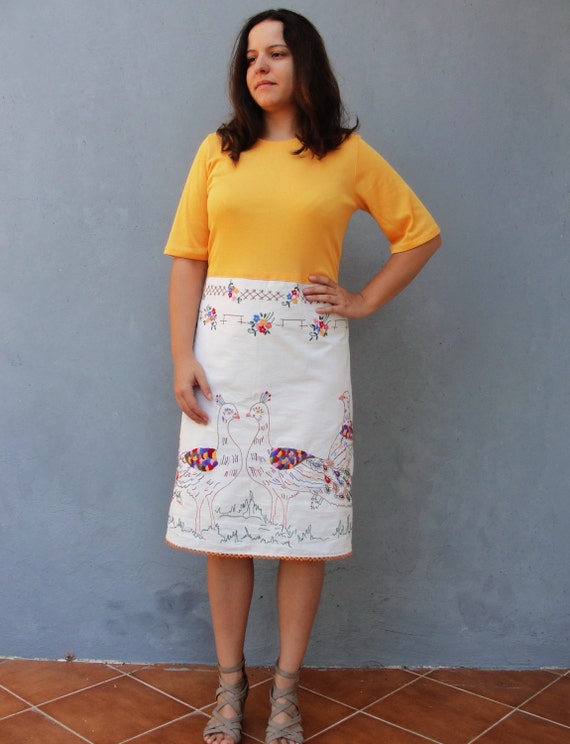 peacocks linen dresses