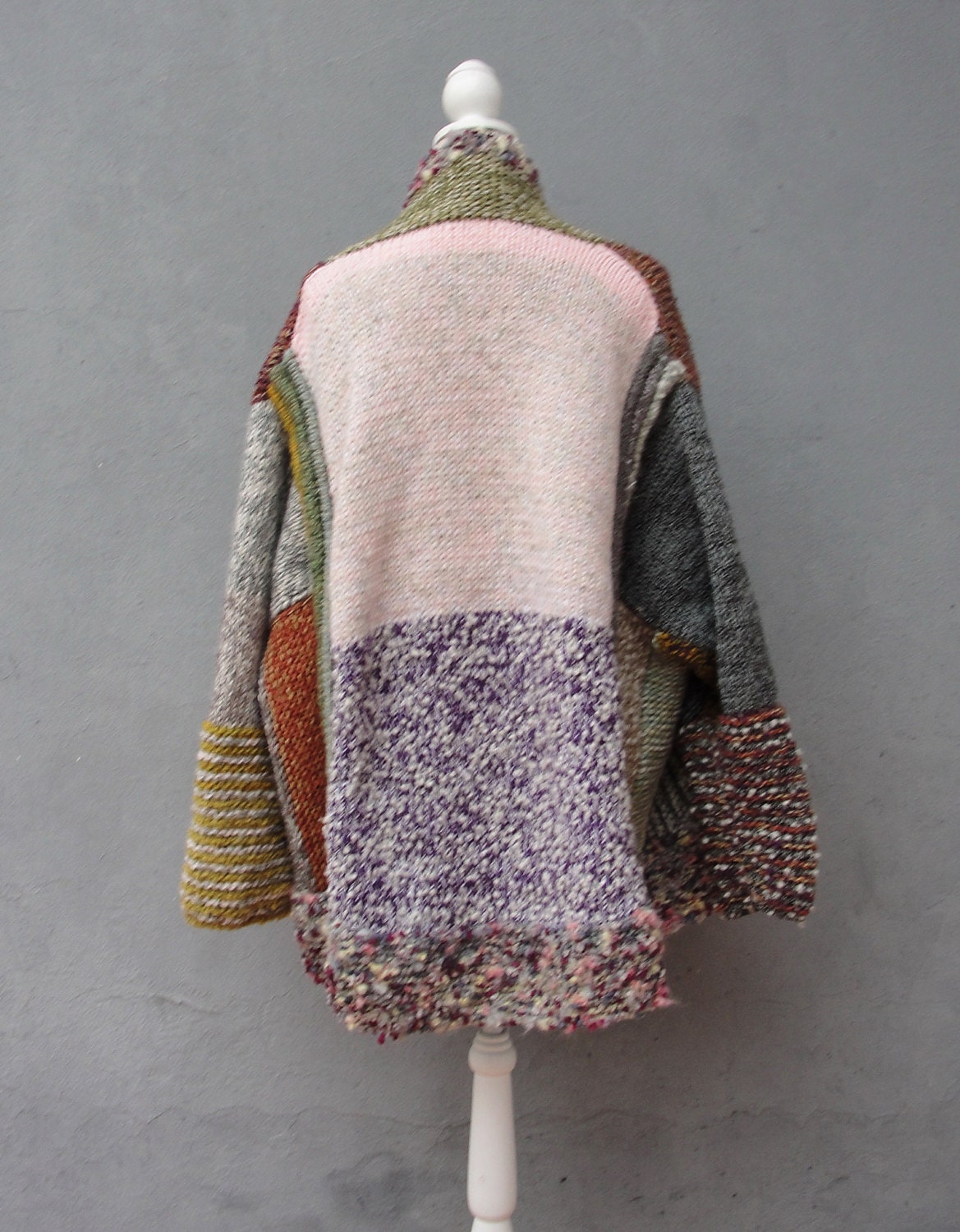Knitted Jacket Cardigan Knitwear Clothing Large/ Extra Large Etsy