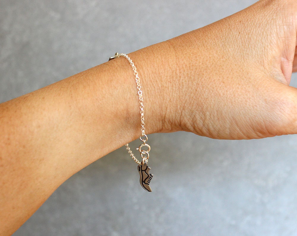 Runner Gift for Women Charm Bracelet Runner Bracelet Etsy