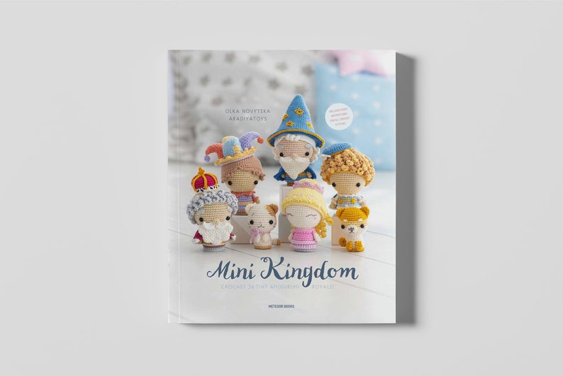 Mini Kingdom PDF book by amigurumi designer Olka Novytska AradiyaToys image 1