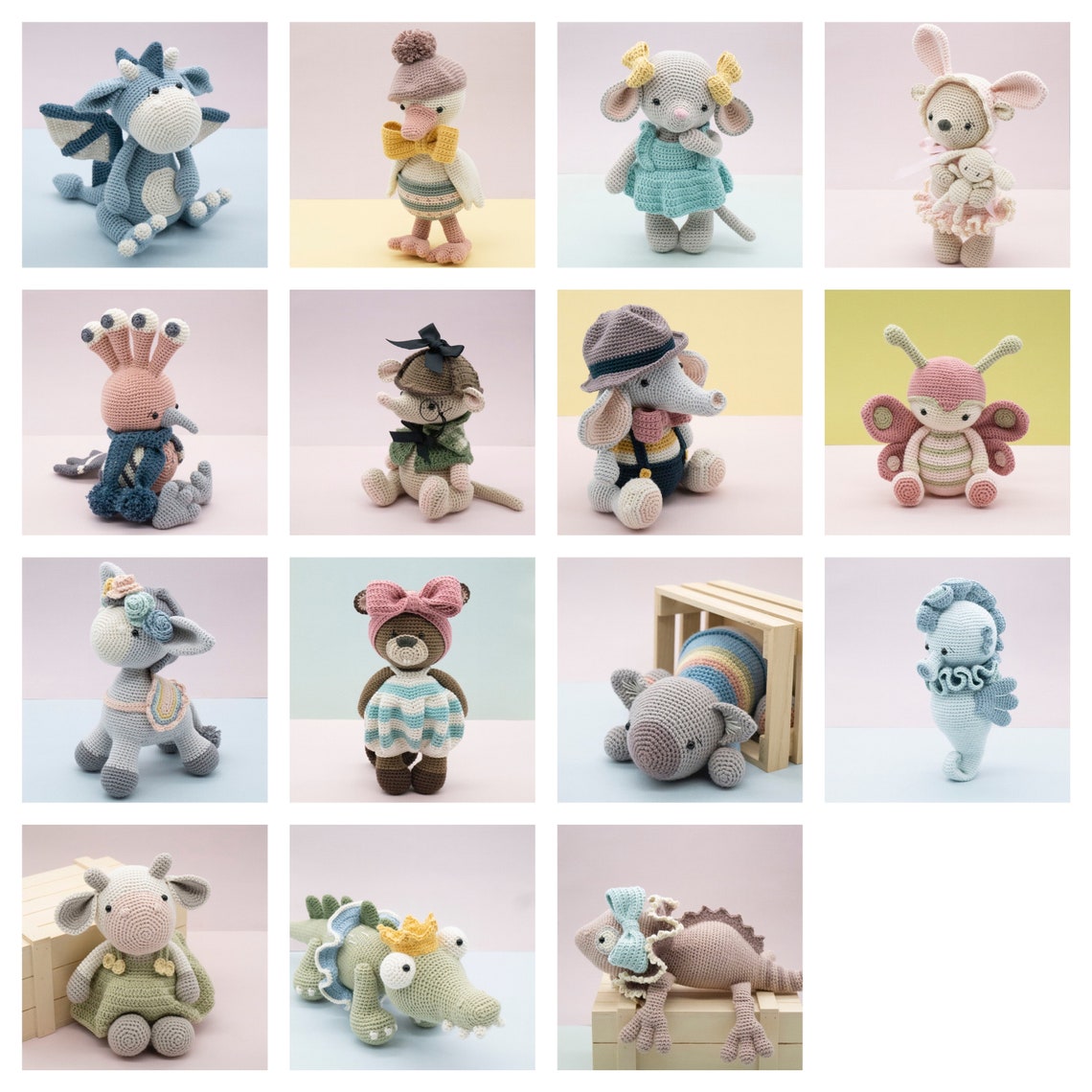 Amigurumi Treasures 2 PDF Book by Amigurumi Designer Erinna Etsy