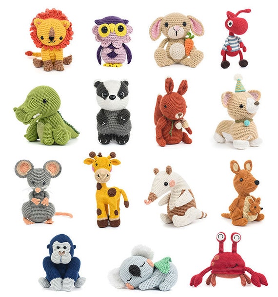 Zoomigurumi 10 15 Cute Amigurumi Crochet Patterns in This PDF Book -   Israel