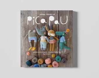 Amigos animales de Pica Pau. Libro PDF de amigurumis