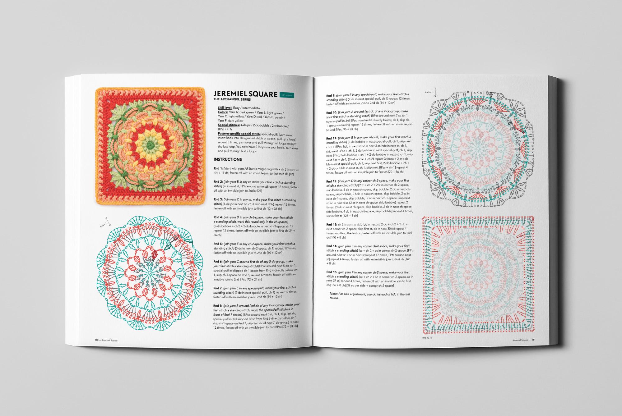 100 Vibrant Granny Squares - Pdf Book - Etsy