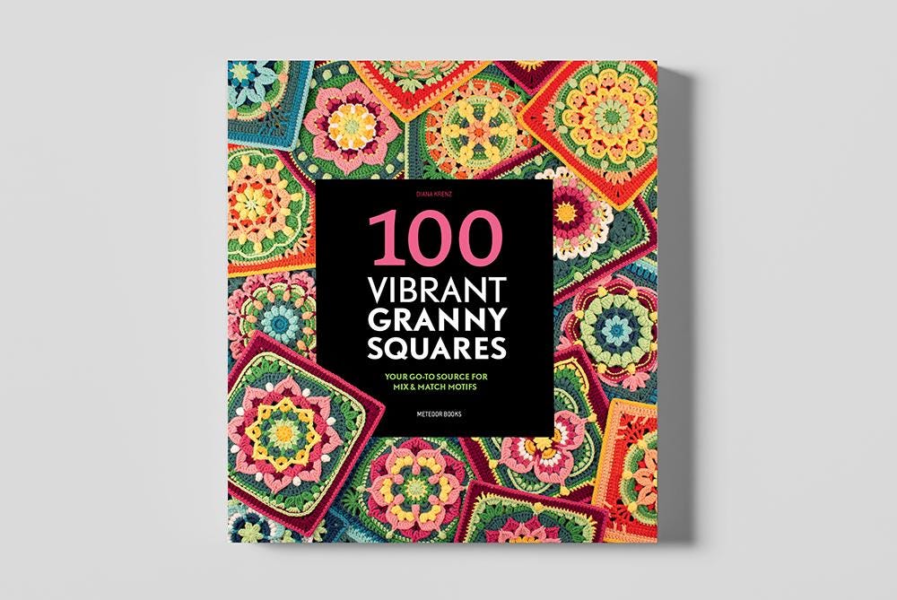100 granny squares 100 Vibrant Granny Squares: Your go-to source for mix  main image 2
