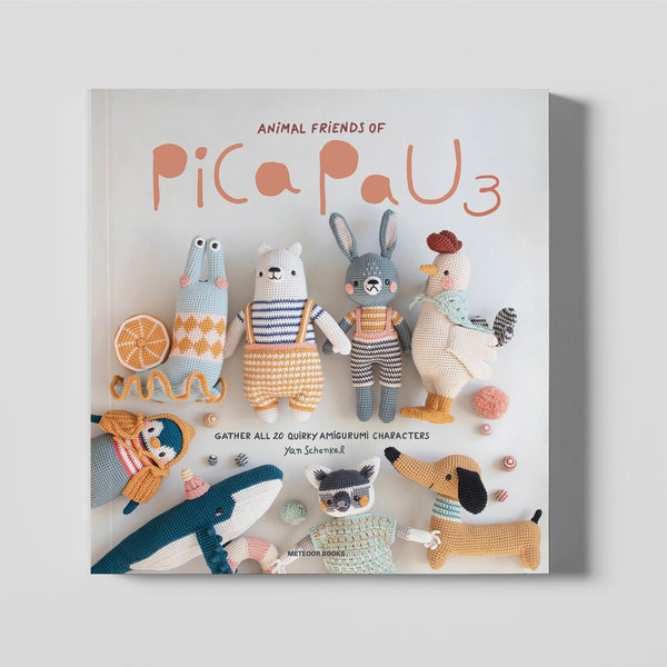 Animal Friends of Pica Pau 3. Amigurumi PDF book