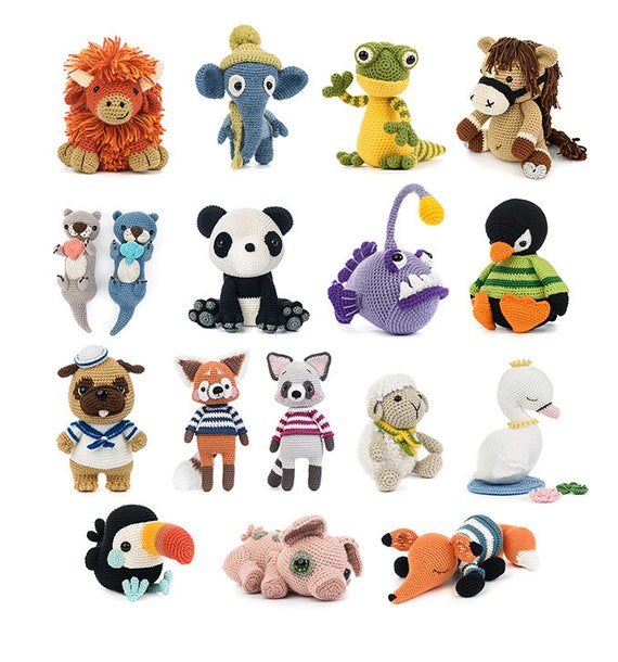 Zoomigurumi 9 - 15 Cute Amigurumi Animals in This PDF E-book - Etsy