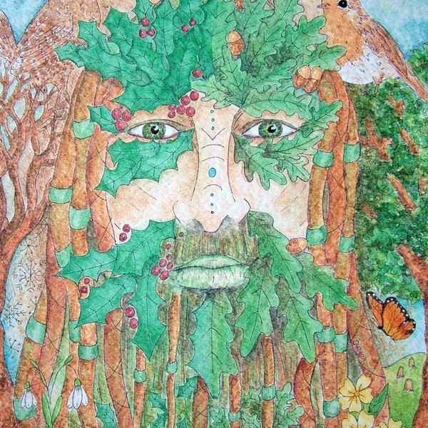 The Green Man Art Print