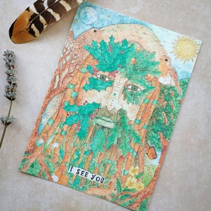 Stampa artistica con citazione "Ti vedo"