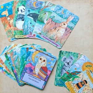 Cartes d'affirmation animale pour enfants, Cartes d'affirmation d'enfant intérieur, Cadeau sans plastique