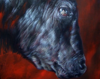 El Espejo (The Mirror) | Original Painting Inspired by Spanish Bullfight | Fine Art by Roberto Rizzo | 100% Original Art