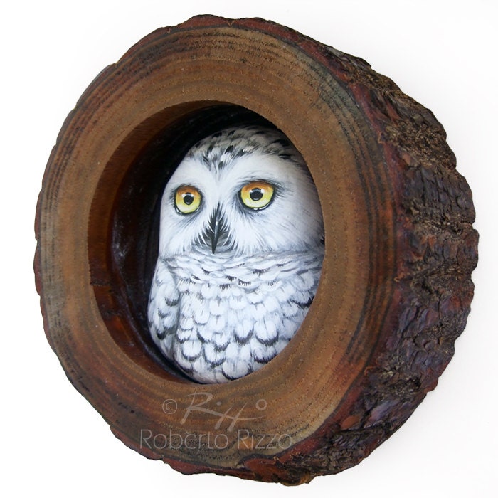 Snowy Owl Nest A Fantastic Lucky Charm to Decorate Your Home - Etsy