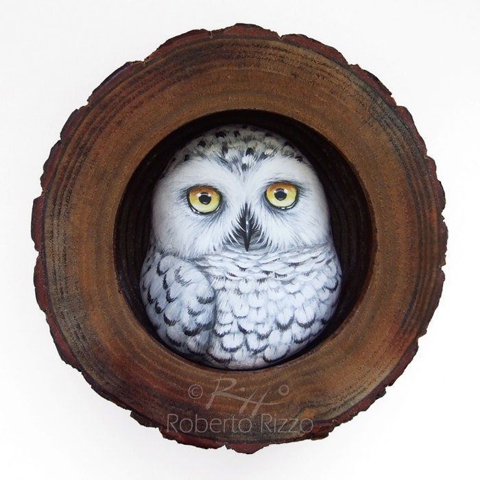 Snowy Owl Nest | A Fantastic Lucky Charm to Decorate your Home and a Unique Gift Idea for Owl Lovers
