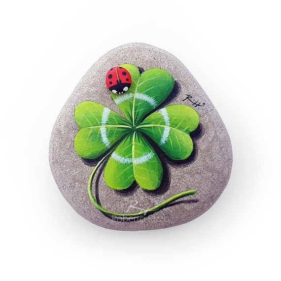 Set Di 5 Maialini Portafortuna Alti 5 Cm - Con Quadrifoglio E Coccinella, Confezione Singola, In Resina/legno, Per Bomboniere, Feste, Capodanno
