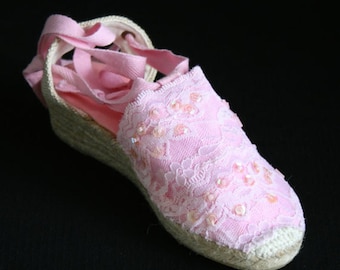 Prinzessin Schuhe / Mädchen Espadrilles / Mädchen Sandalen / Mädchen Kostümschuhe / Kinder Espadrilles / Mädchen Fersenschuhe /