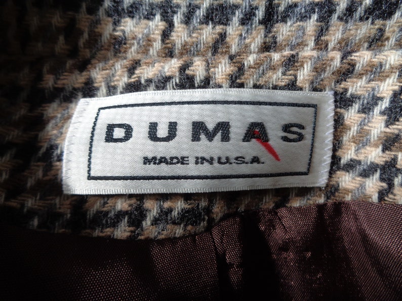 Vintage tweed check jacket brown 1980/'s