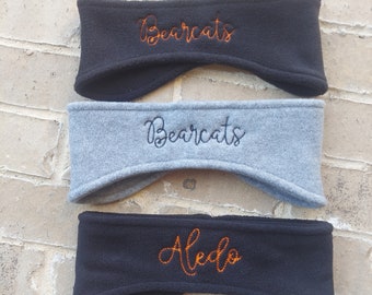 Aledo - Bearcats - Fleece Headband Earwarmer - Ear Wrap